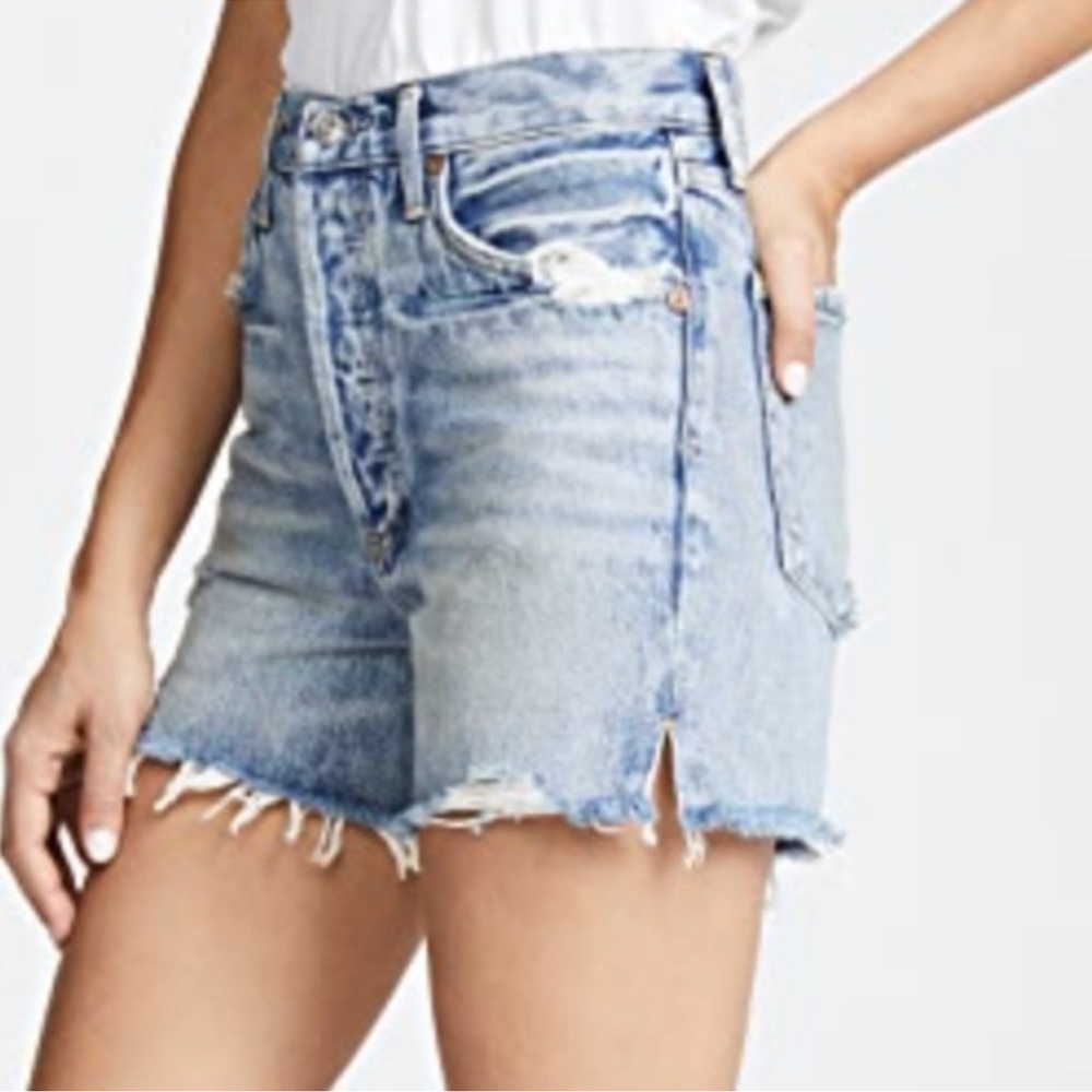 AGOLDE Dee High Rise Shorts NWOT - Picture 3 of 13